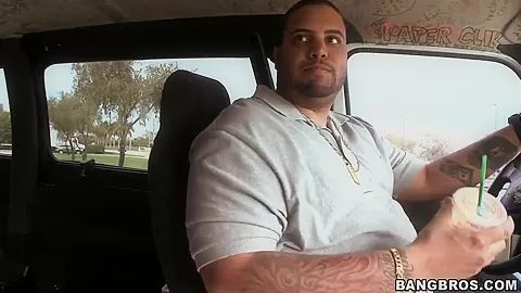 Tight ass blonde Kendra McKenzi has fun in bang bus