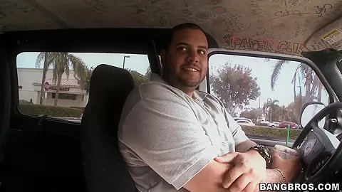 Tight ass blonde Kendra McKenzi has fun in bang bus