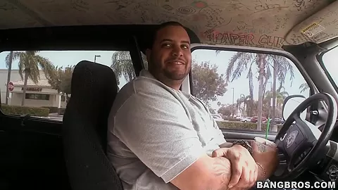 Tight ass blonde Kendra McKenzi has fun in bang bus