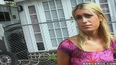 Amateur babe Sheila must suck some dirty dicks for money