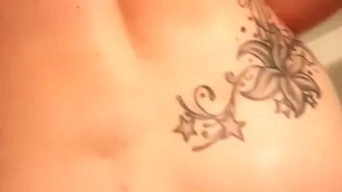 Hairy Chick Takes A Shower And Washes Sperm From Her Flooded Ass After Anal Sex