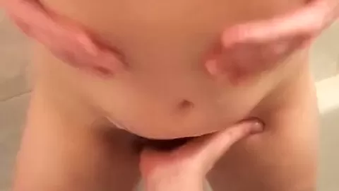 Hairy Chick Takes A Shower And Washes Sperm From Her Flooded Ass After Anal Sex