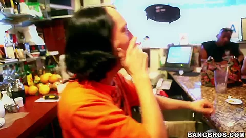 Two babes go bar hopping and dick hunting