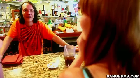Two babes go bar hopping and dick hunting