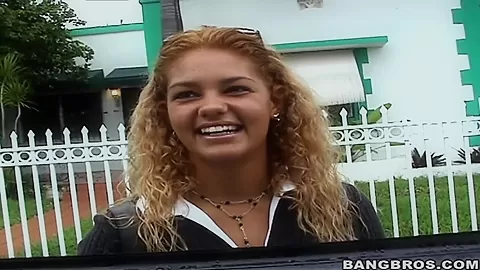 Cute blonde was taken to a porn party by models