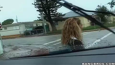 Cute blonde was taken to a porn party by models
