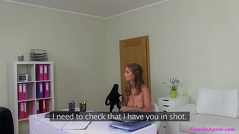 Exotic pornstar in Horny Casting, Lesbian sex scene
