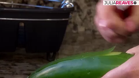 Brenda Masturbates In The Kitchen With Huge Toys And Groceries, Including Her Ass - JuliaReaves