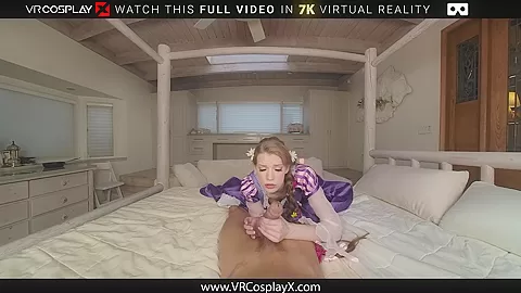 teen 18+ Redhead Princess RAPUNZEL Craves For Big Cock