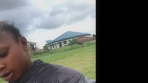 19yo Congolese Girl Sucking Boyfriend's Big Black Cock Off!