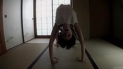 Rail thin s###ky Japanese ghost group fondling in HD