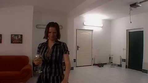 Sexy lapdance by busty czech cutie
