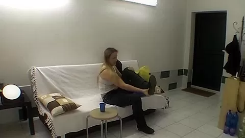 Backstage fun and sexy lapdance by real czech chick
