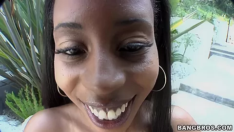Hot babe gets her mouth fucked