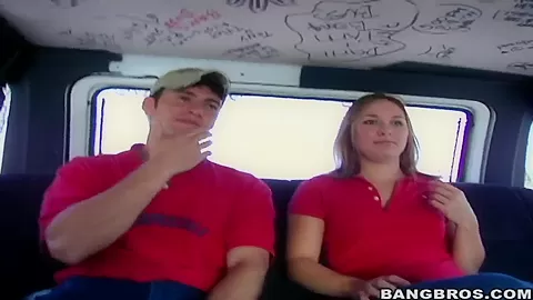 Mandi seduces hot blonde girl in the car