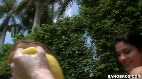 Wet teenagers 18+ with wet pussies playing and teasing each other