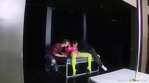 Very sexy and hot private dancer gets double penetration