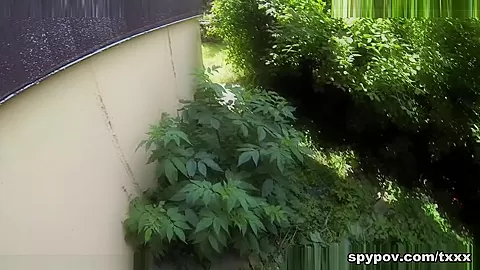Anonymous & Iren in Casual Cock Riding Outdoors - SpyPOV