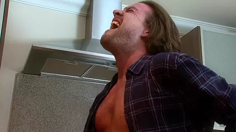 Sweet small tits blonde teen pounded from his big cock in the kitchen