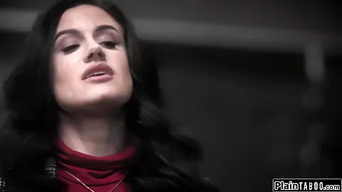 Teacher watches her teen 18+ student 18+ get anal fucked by stepson