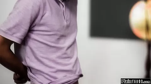 Teacher watches her teen 18+ student 18+ get anal fucked by stepson