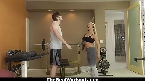 TheRealWorkout - Hot Milf Fucks Fitness Client