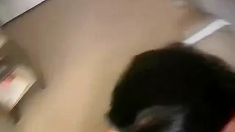 Ebony blowjob slut Loni sucks and jacks off