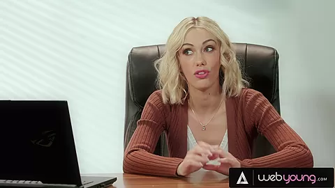 18 Years Old students 18+ Fuck On Their Teacher's Office Desk During A Study Session
