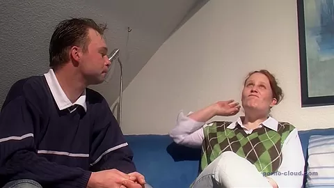 Chubby redhead boob fucked