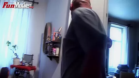 Skinny German teen 18+ sucking Grandpa