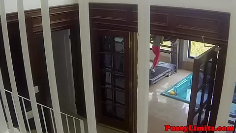 Bigboob skank brutally screwed in gym