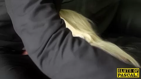 Humiliated uk slut fingering her wet vagina
