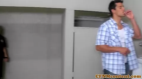 Assfucked femdom cfnm police officers taste cum