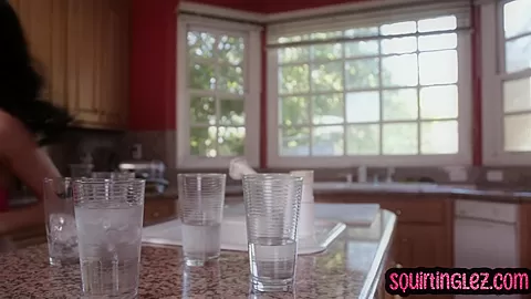 Dyke squirting ***sex with busty and wet yoga babes