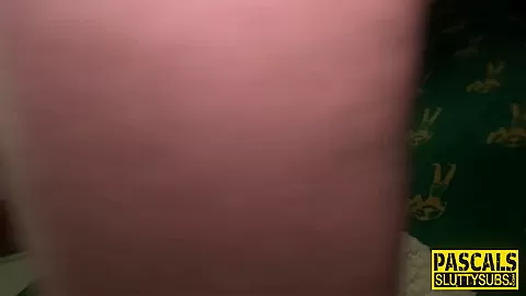 Real sub slut throating dick