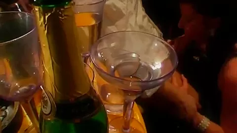 Excited club chicks suck and fuck in public
