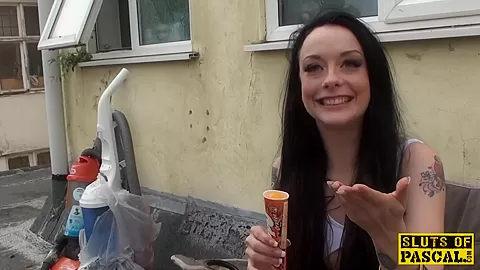 Cumdrinking brit subject being slapped