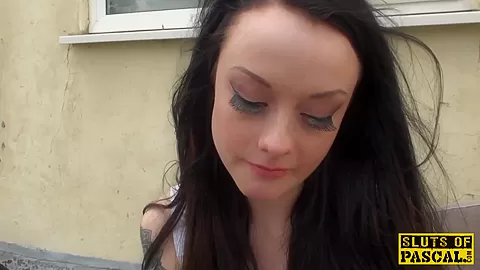 Cumdrinking brit subject being slapped