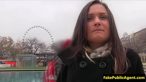 Pulled euro teen 18+ fucked in public stairway