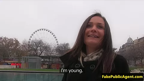 Pulled euro teen 18+ fucked in public stairway