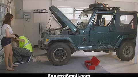 ExxxtraSmall - Horny teen 18+ Fucked By Mechanic