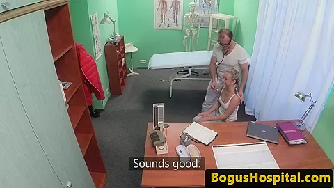 Amateur patient fucked by european doctor