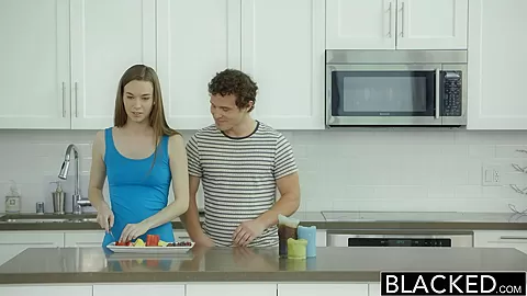 BLACKED Tali Dovas Boyfriend Lets her Try BBC