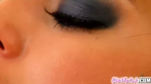 Give Me Pink Wanda's oiled up and spreads her pussy and ass