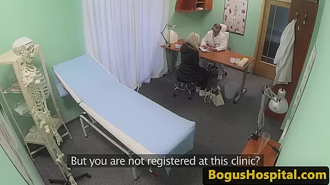 Euro amateur rides doctor before blowjob