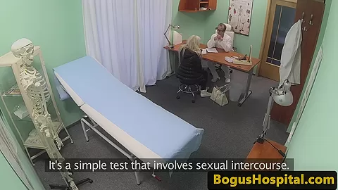 Euro amateur rides doctor before blowjob