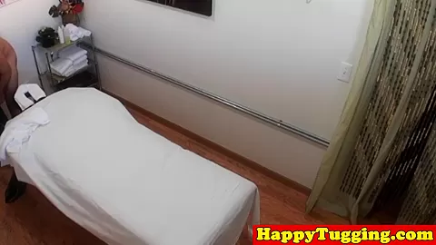 Asian masseuse pussyfucked by client