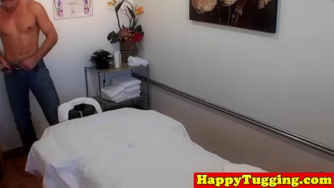 Asian masseuse pussyfucked by client