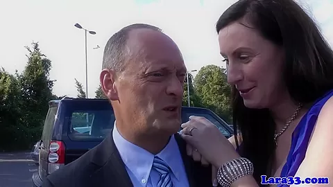 Tall uniformed milf fingerfucked
