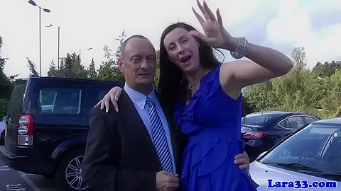 Tall uniformed milf fingerfucked